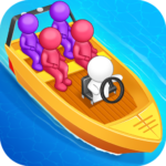 boat out traffic jam 3d