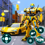 robot car transform fight game