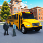 school bus simulator driving