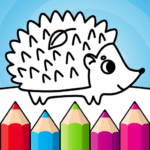 easy kids coloring book game