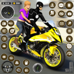 superhero bike taxi bike games